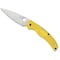 Spyderco 2024 Spyderco Reveal 14, Native Chief Salt Yellow Lightweight Cpm Magnacut, Plain Edge SPY-C244PYL - alternate 2
